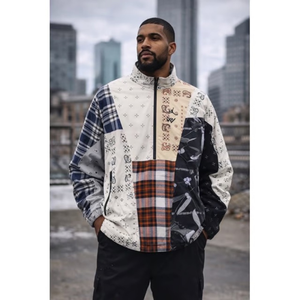Nike air Jordan  “Why Not” track Patchwork pullover  Jacket